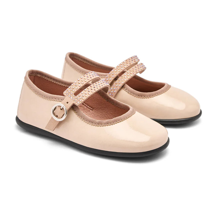 Scarpe Mary Jane in vernice per bambine con chiusura a fibbia