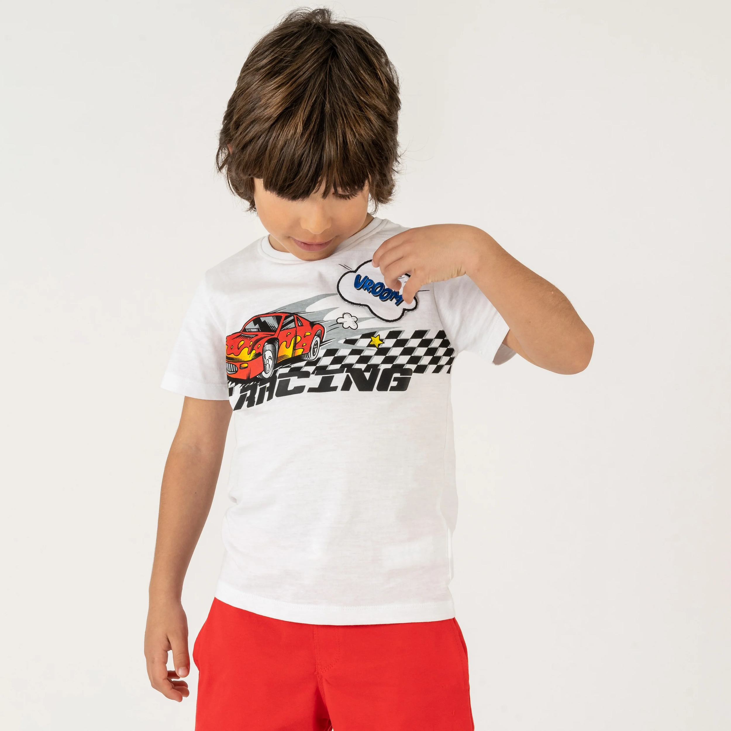 Camiseta de niño blanco