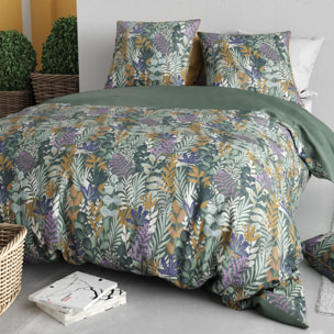 Parure housse de couette 3pcs 100% coton 57 fils pampa