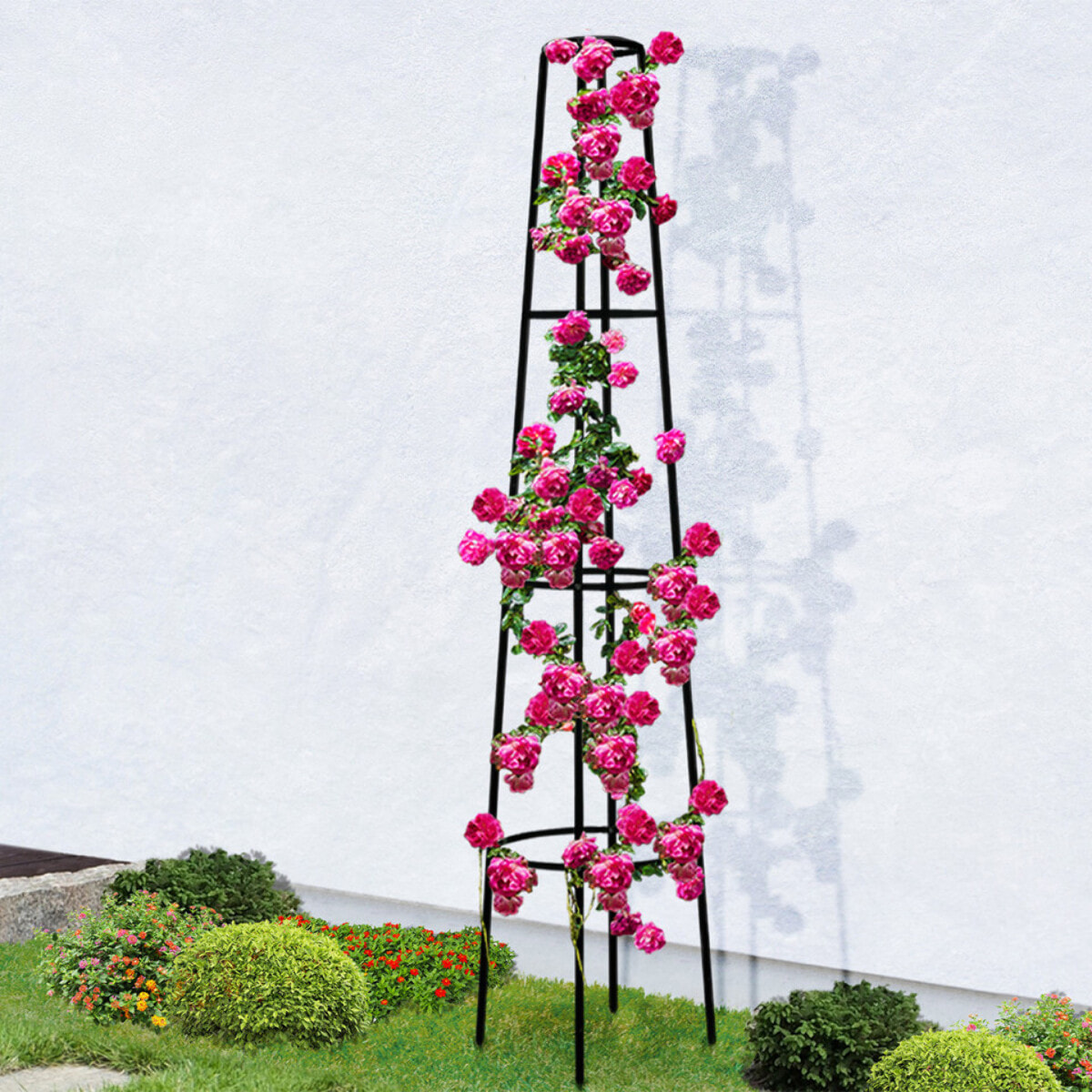 Tuteur pour rosier en métal 200cm