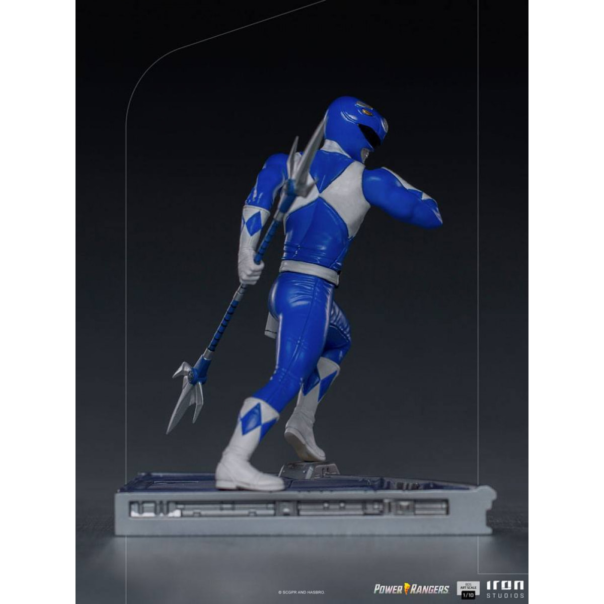 Power Rangers Bds Art Scale Statua 1/10 Blue Ranger 16 Cm Iron Studios