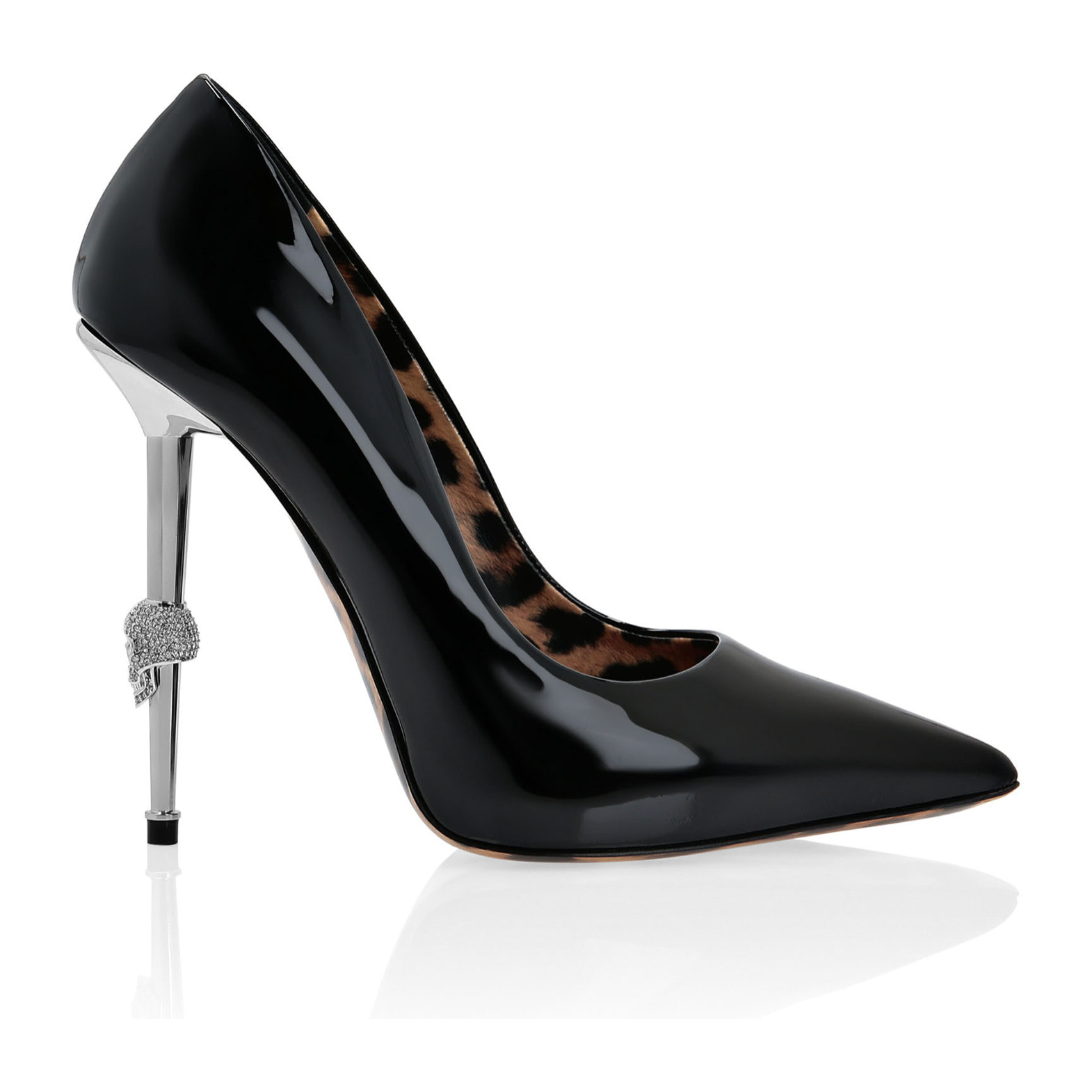 PHILIPP PLEIN Decollete Hi-Heels SKULL