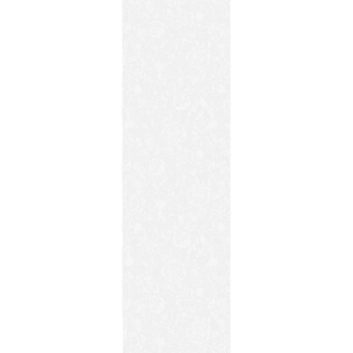 Chemin de table pur coton motif jacquard blanc Mille charmes blanc