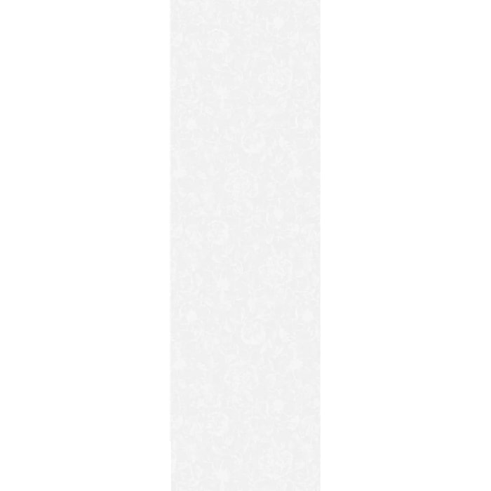 Chemin de table pur coton motif jacquard blanc Mille charmes blanc