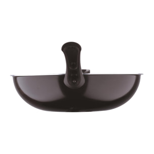 Wok de ø32x8,8cm en aluminio prensado