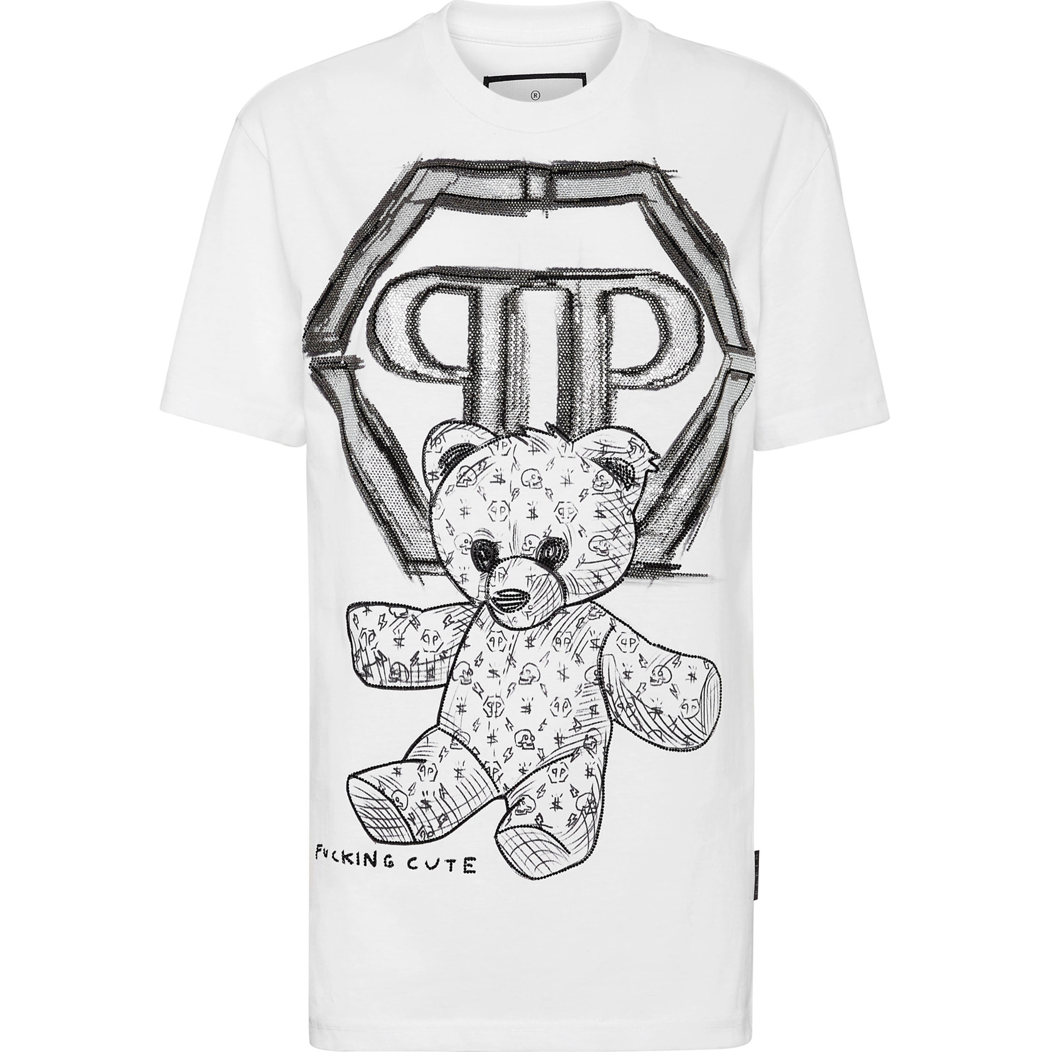 PHILIPP PLEIN Camiseta Cuello Redondo TEDDY