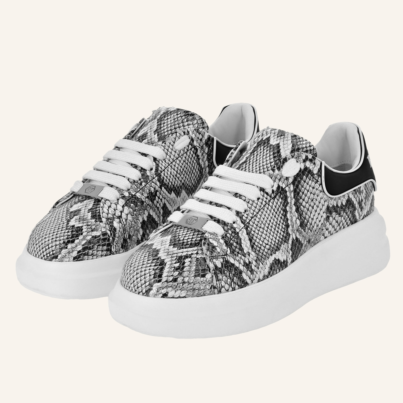 PHILIPP PLEIN Lo-Top Sneakers PYTHON