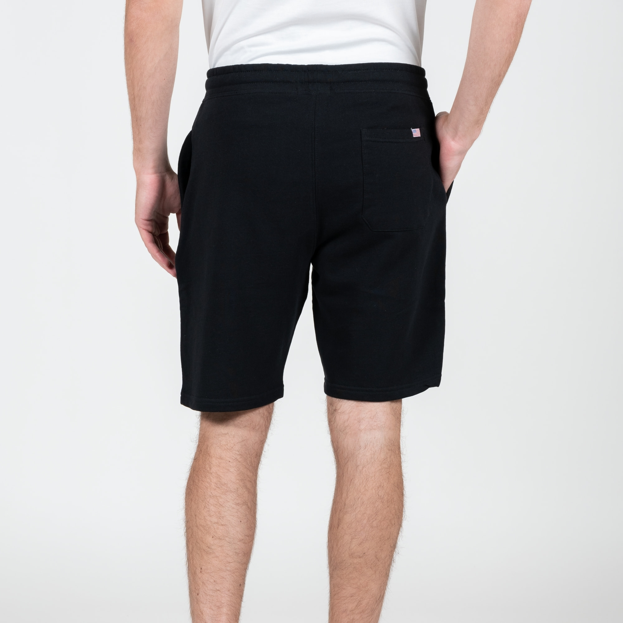 Bermuda con stampa logo french terry