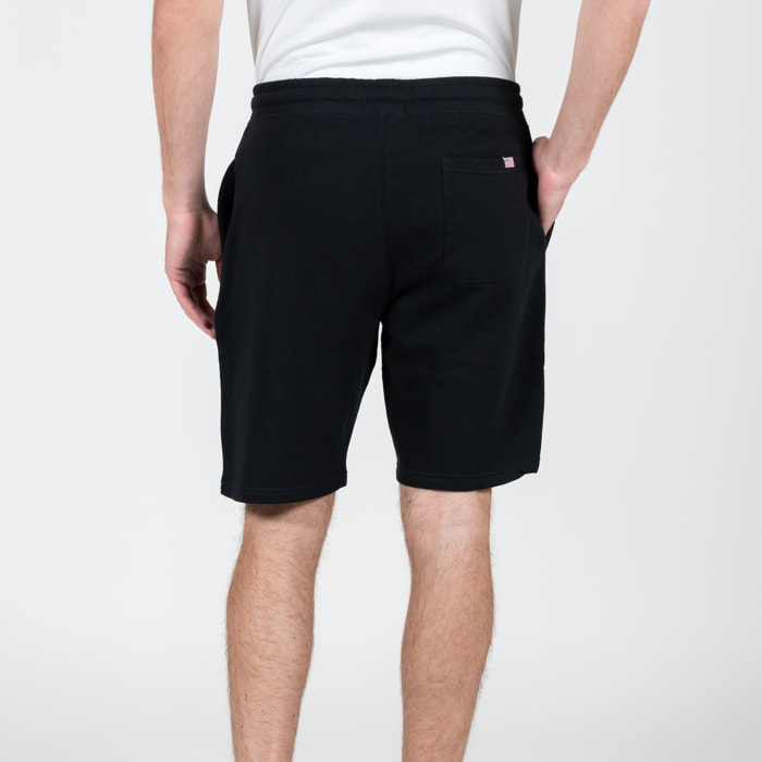 Bermuda con stampa logo french terry