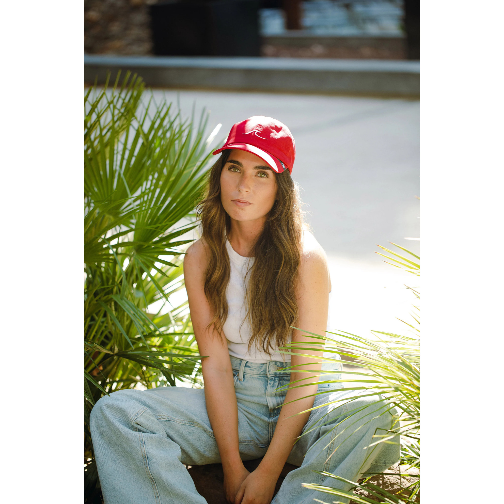 Gorras de moda para hombre y mujer Hanukeii Wave Red