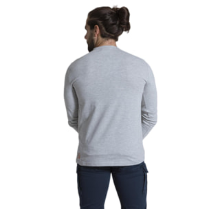 Camiseta de hombre Leone Basic de algodón de manga larga