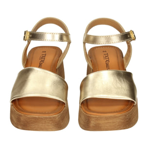 Sandali Donna Tata Italia Dorato