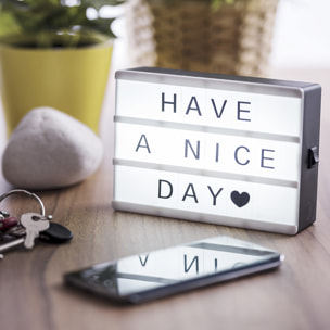 Cinemax, scatola di luce lightbox con corpo retroilluminato. Include 82 pezzi.