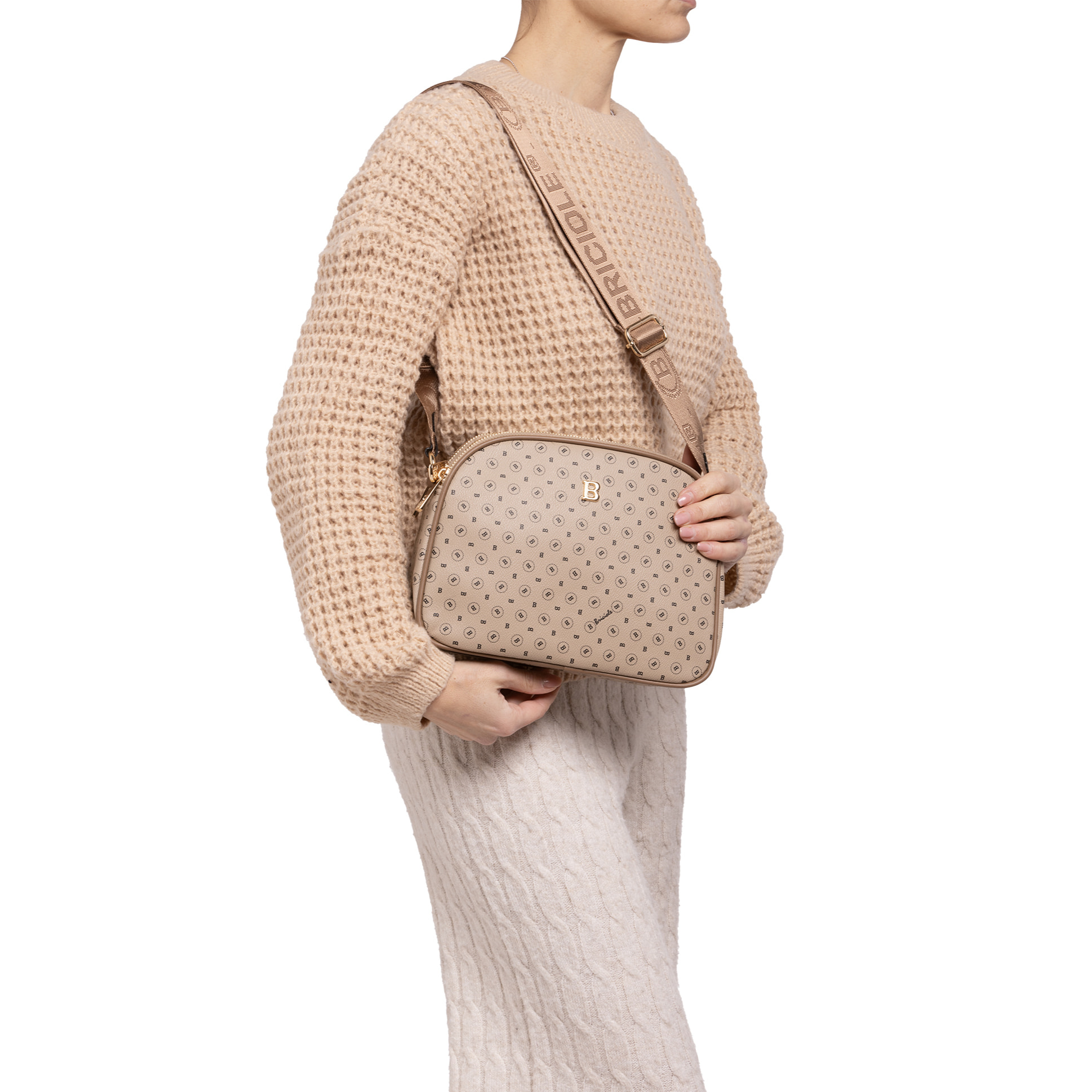 Borsa a tracolla  da donna ecopelle Prodotto Vegano 19x26x9 cm