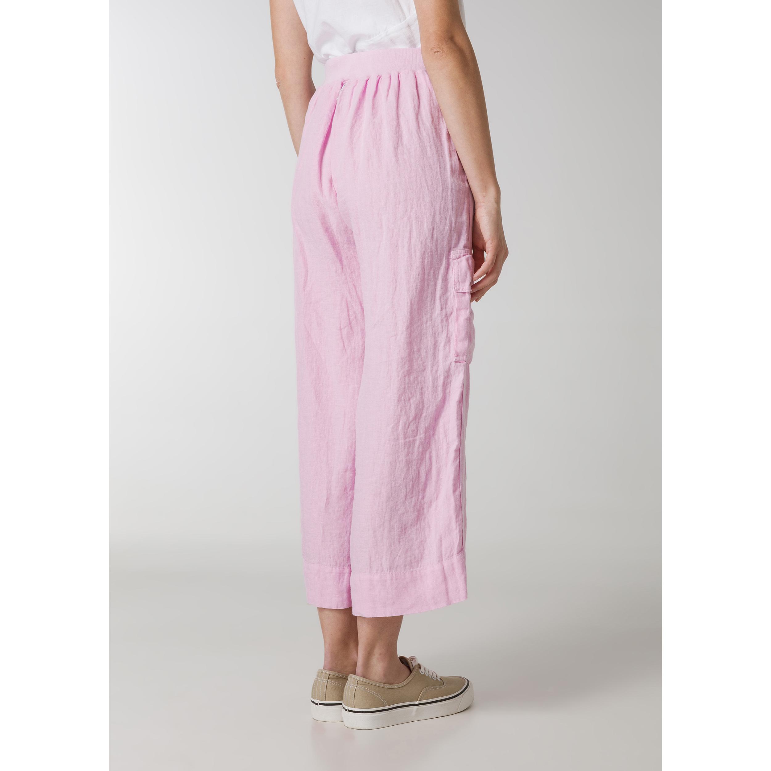 DEHA - Pantalone LINEN STRAIGHT PANTS in Lino per donna