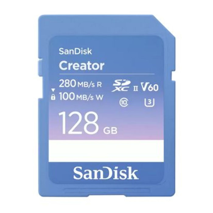 Carte SD SANDISK 128Go UHS-II  Creator