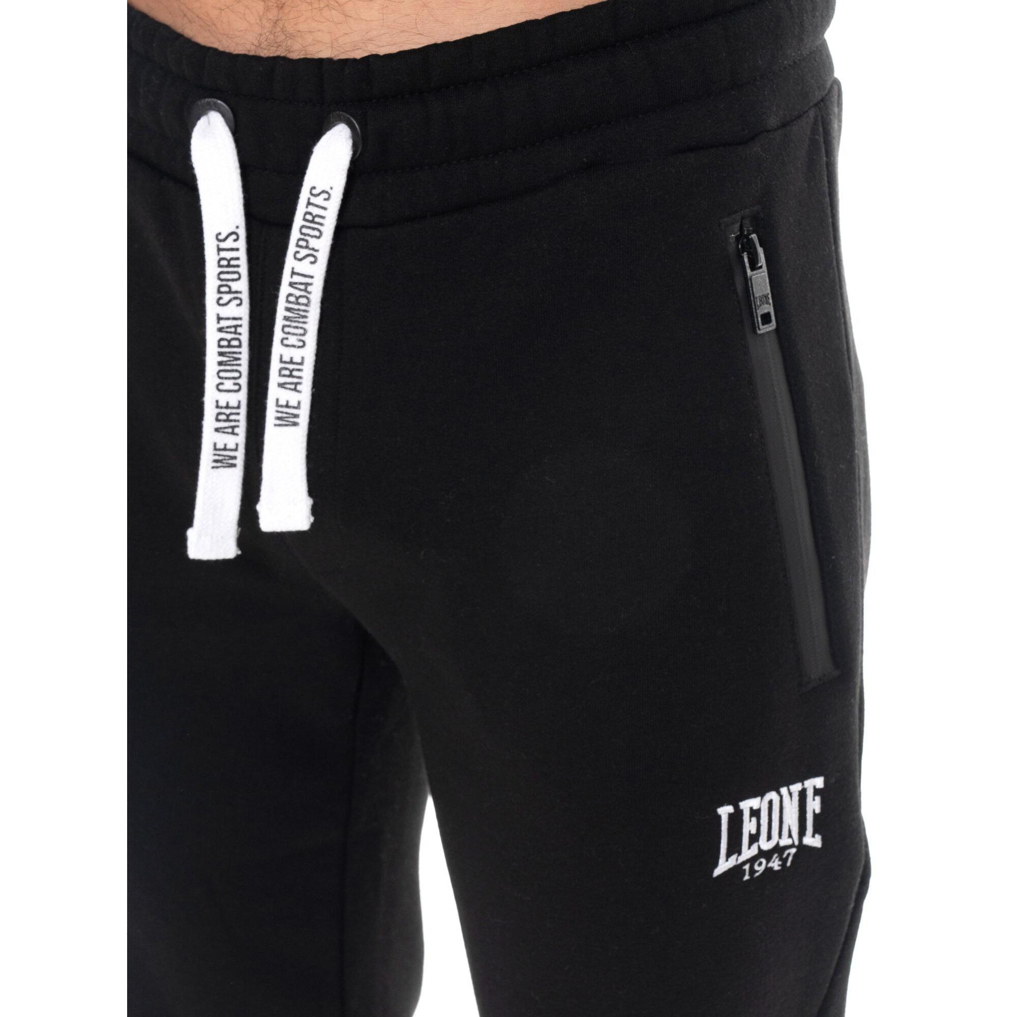 Pantalone sportivo invernale uomo con polsino al fondo Leone 1947 Soft Basic