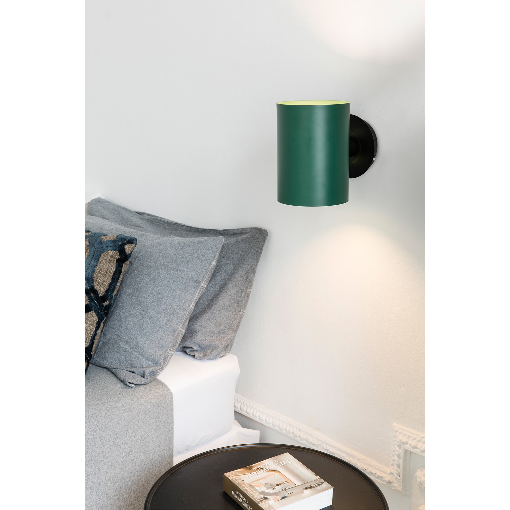 GUADALUPE Lampe applique noire/vert