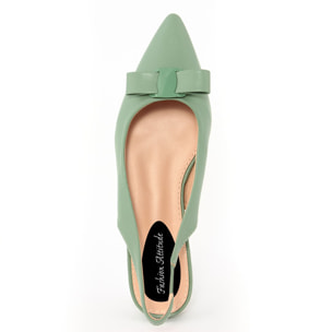 Slingback Donna colore Verde