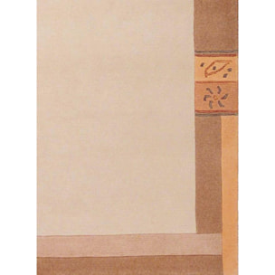 Tapis salon et chambre fait main en laine motif simple VEHU