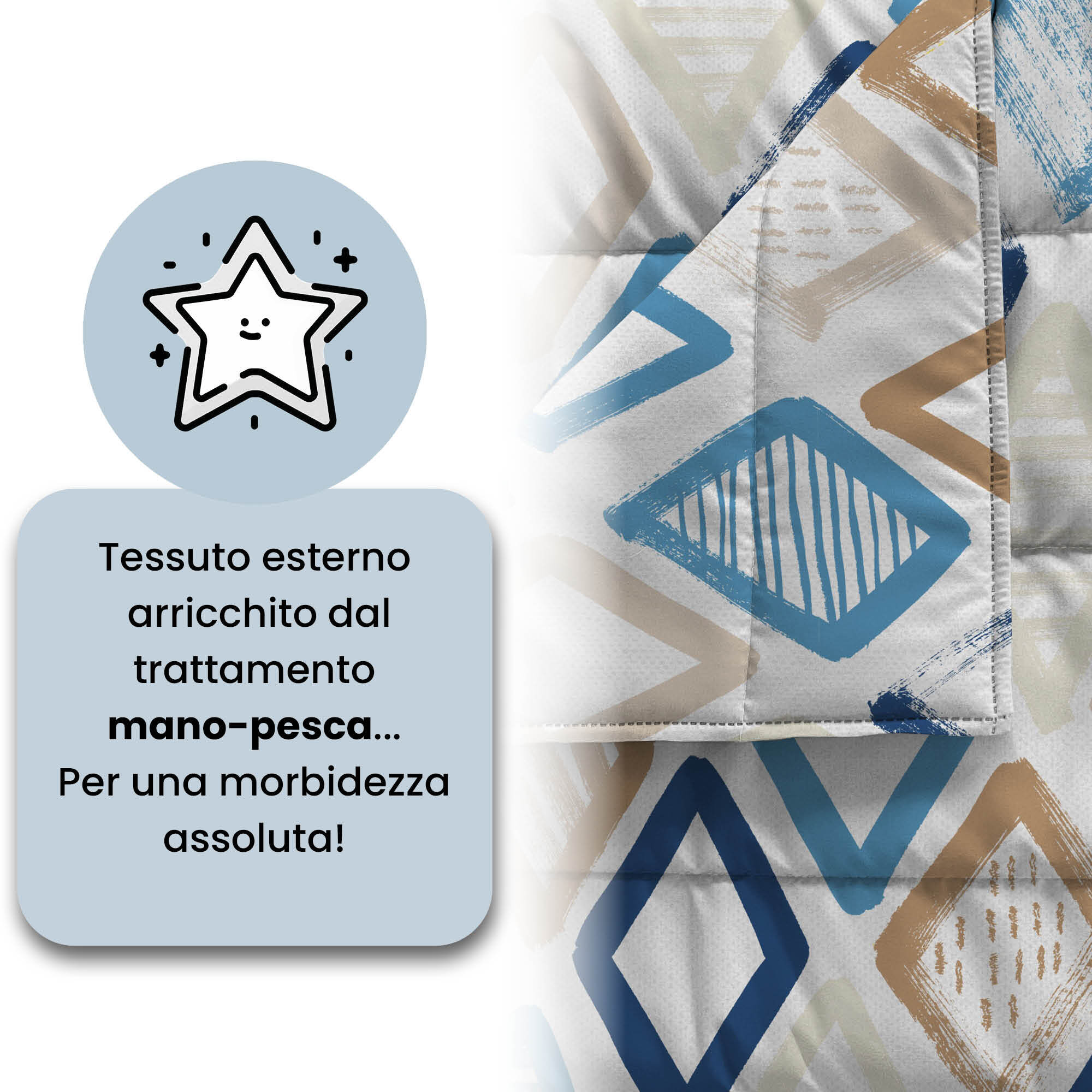 TRAPUNTINO ESTIVO BASIC, 100gr - Made in Italy - MATRIMONIALE
