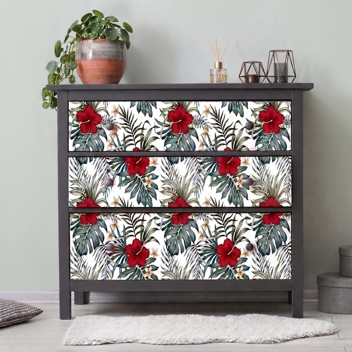 Sticker meuble tropical Machala 40 x 60 cm