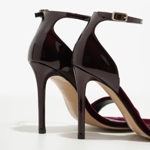 SANDALIAS BURDEOS WERO