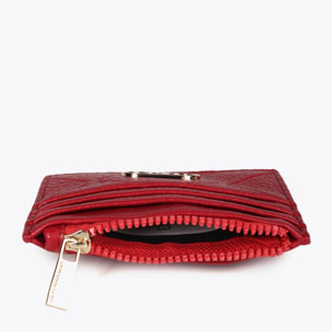 Portatessere monogramma a rombi