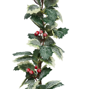 Guirlande houx 1,80 m plastique