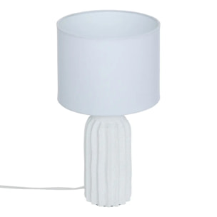 Lampe à poser Fernan blanc H36cm
