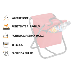 Sgabello Con Borsa Termica Pieghevole Modello Pachino