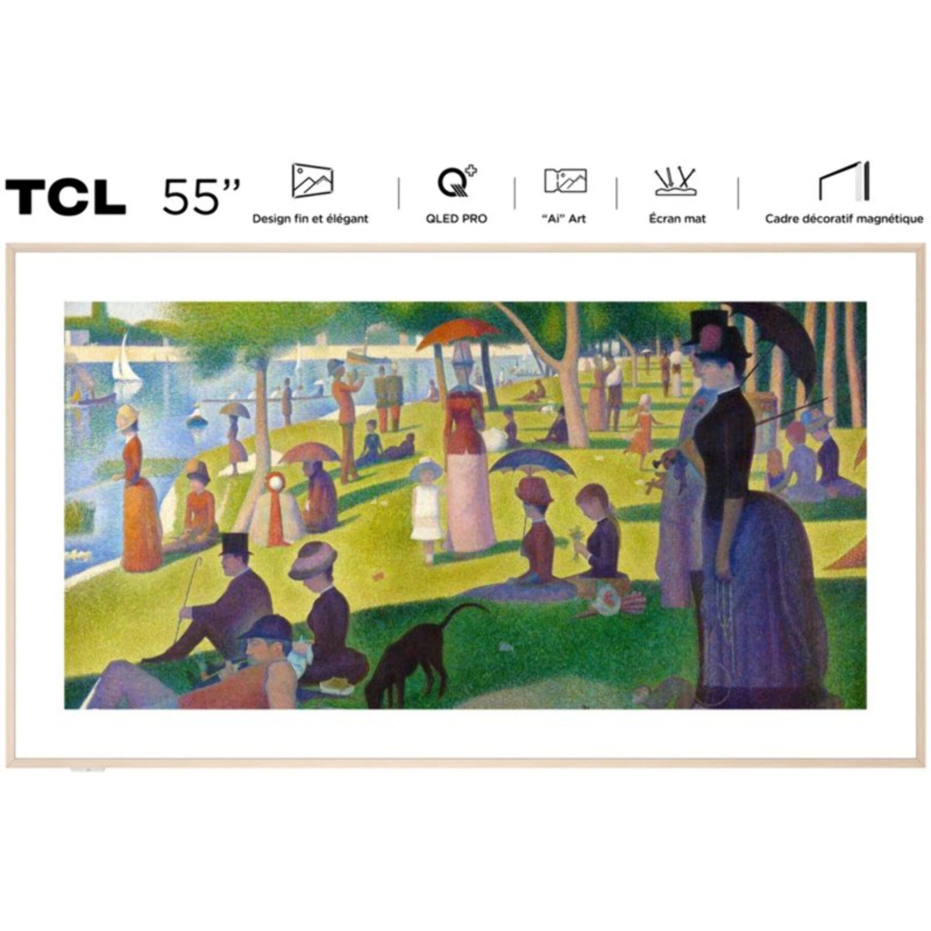 TV QLED TCL NXTVISION 55A300W-55 pouces (139cm)