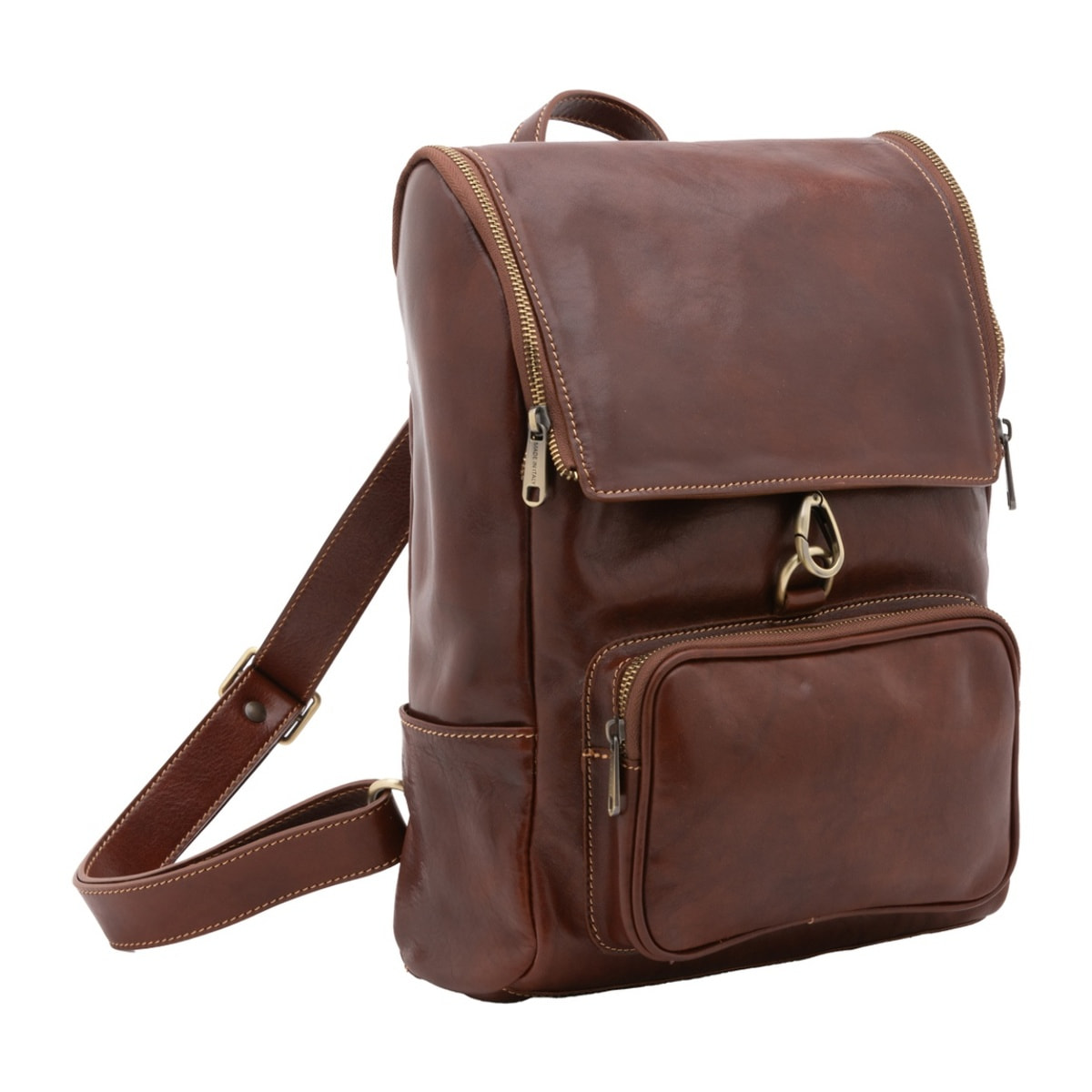 Borsa a spalla da donna - Modello Eris Elite - Vera pelle - 27.0 x 35.0 x 9.0 cm