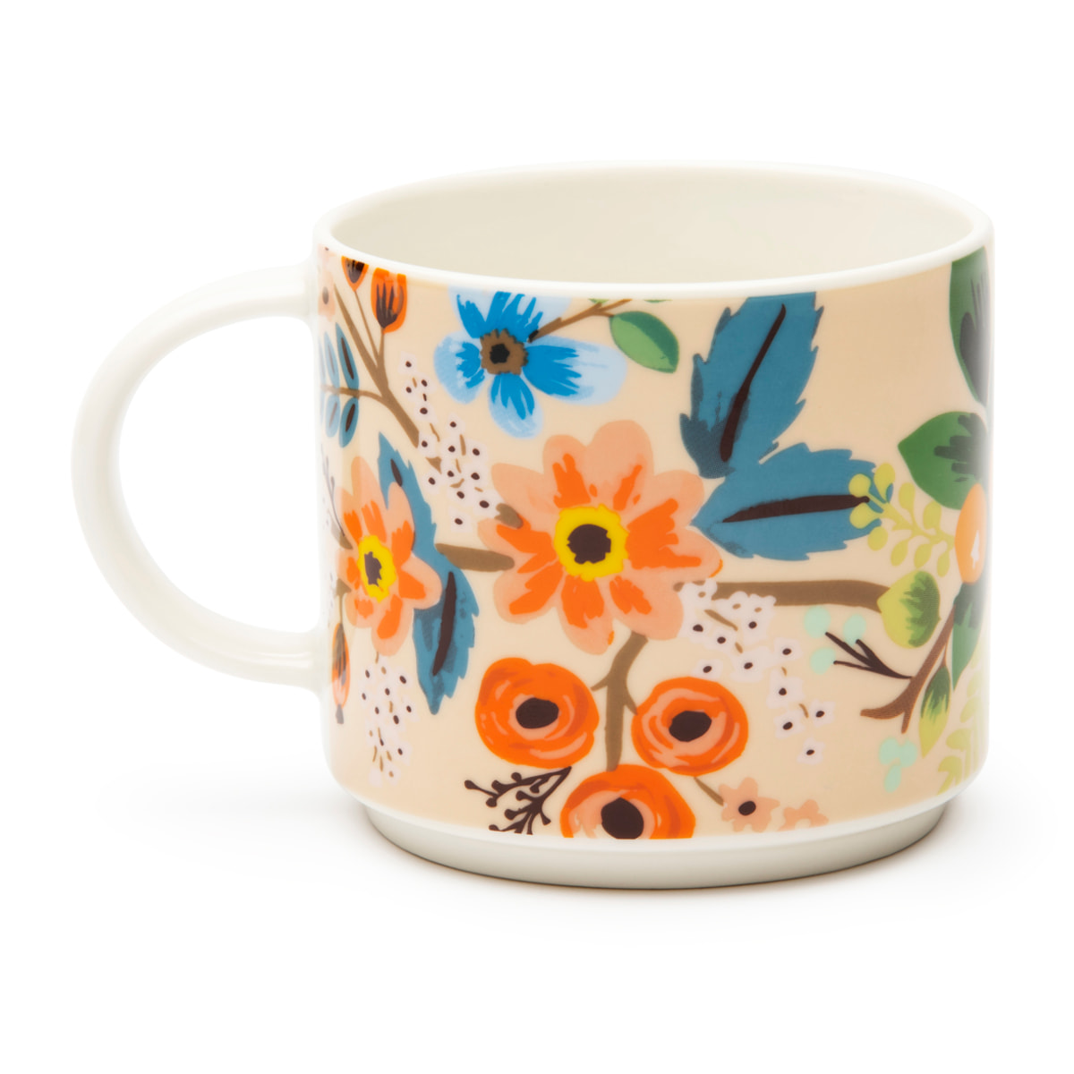 Set 4 Tazze Tè Excelsa – Fiori Frida, New Bone China Multicolore