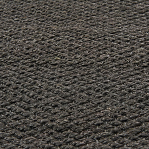 Tapis salon et chambre tissé en sisal motif uni JIBO