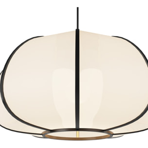 Suspension en bambou noir D38 cm - Hana