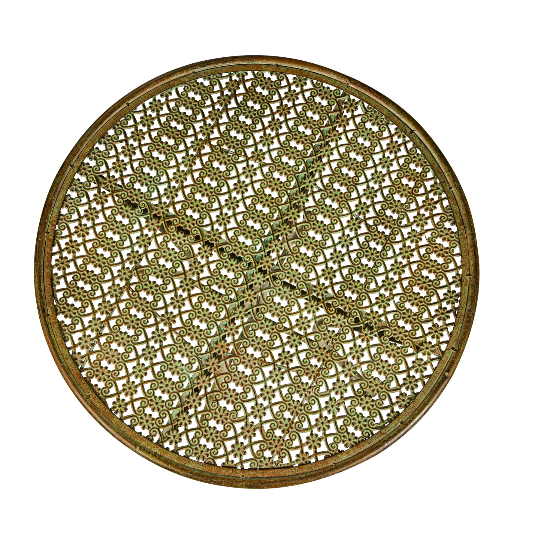 IRON LINE - TAVOLO DA ESTERNO RUSTI - misura 70x70x75