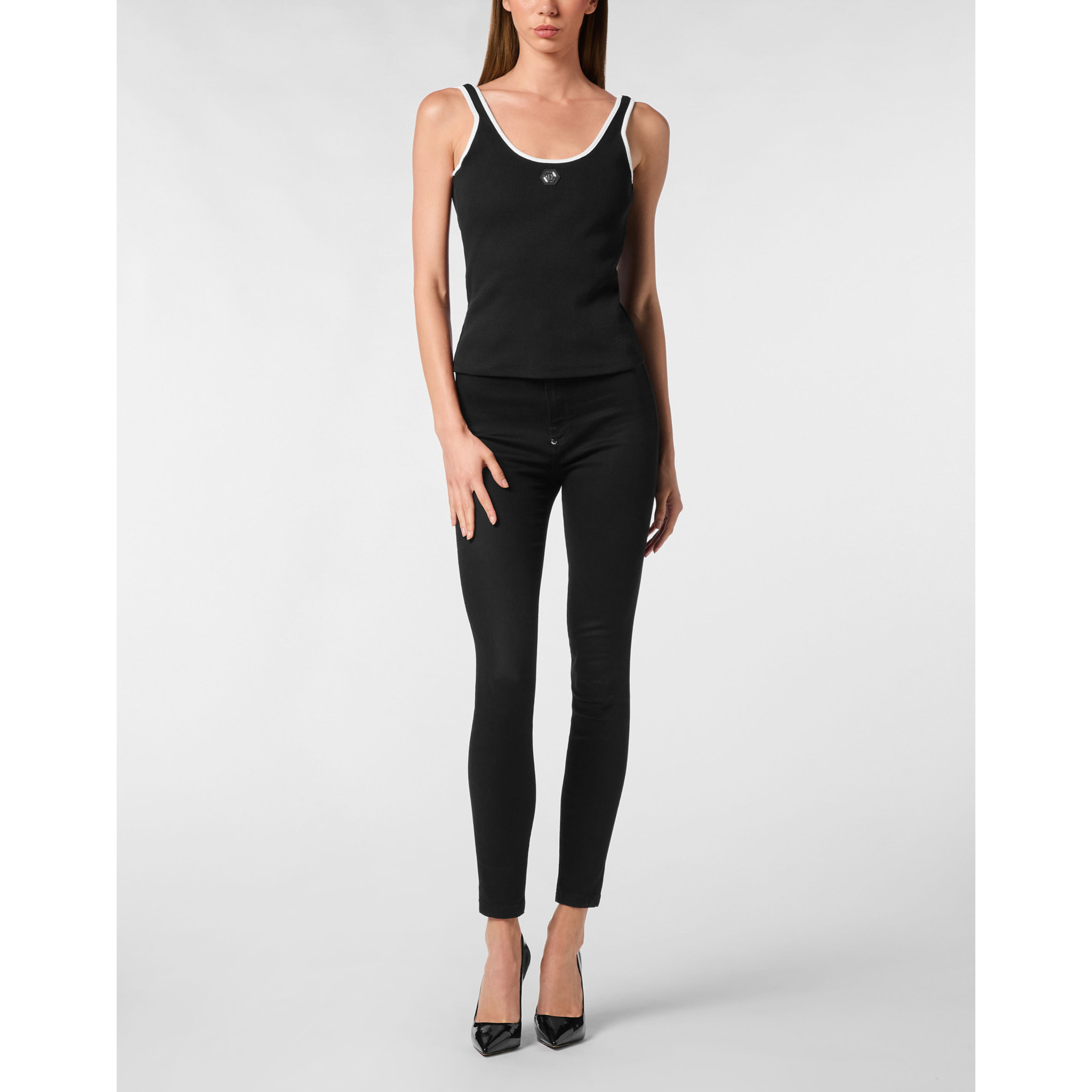 PHILIPP PLEIN Camiseta de tirantes HEXAGON