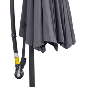 Parasol déporté octogonal – Design pratique – Ø3 m