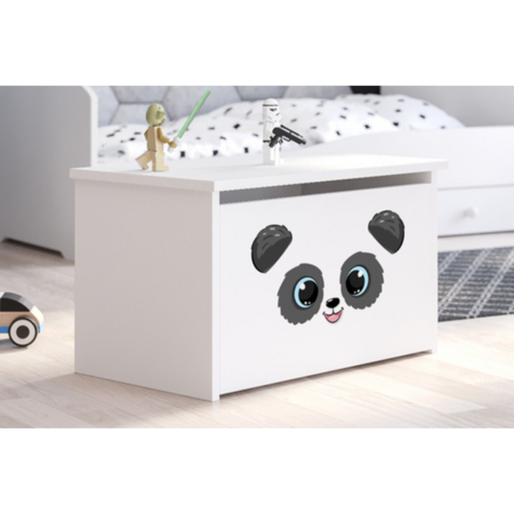 Cesta porta giochi Daria con stampa Panda