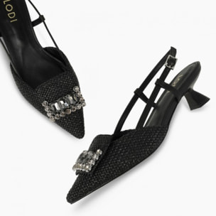 ZAPATOS DE SALÓN NEGROS A-CASIOPEA