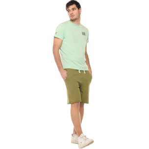 Conjunto completo de hombre con camiseta y pantalón corto Leone Summer Style