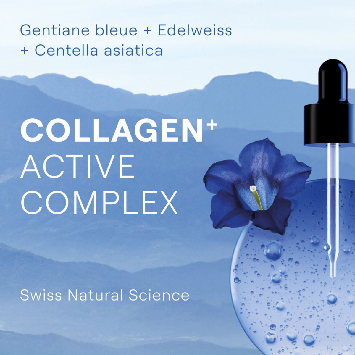 WELEDA - Trio - Crème de Jour - Contour des yeux - Elixir -Gentiane Bleue et Edelweiss - Vegan - Certifié Natrue - Pot 40 ml x3 -Tube 10ml - 30 ml