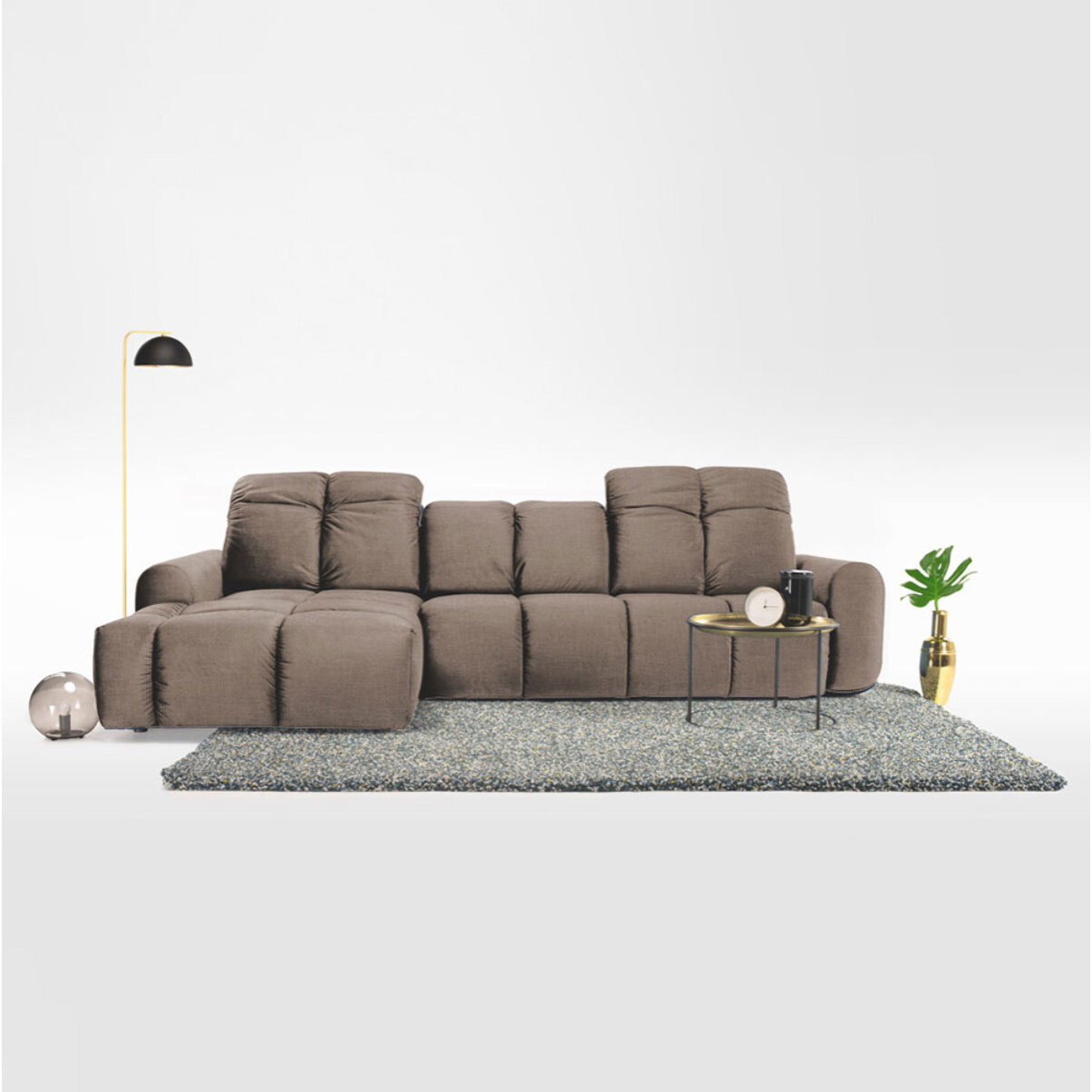 Canapé Tissu Angle gauche Anacapri - 3 Places