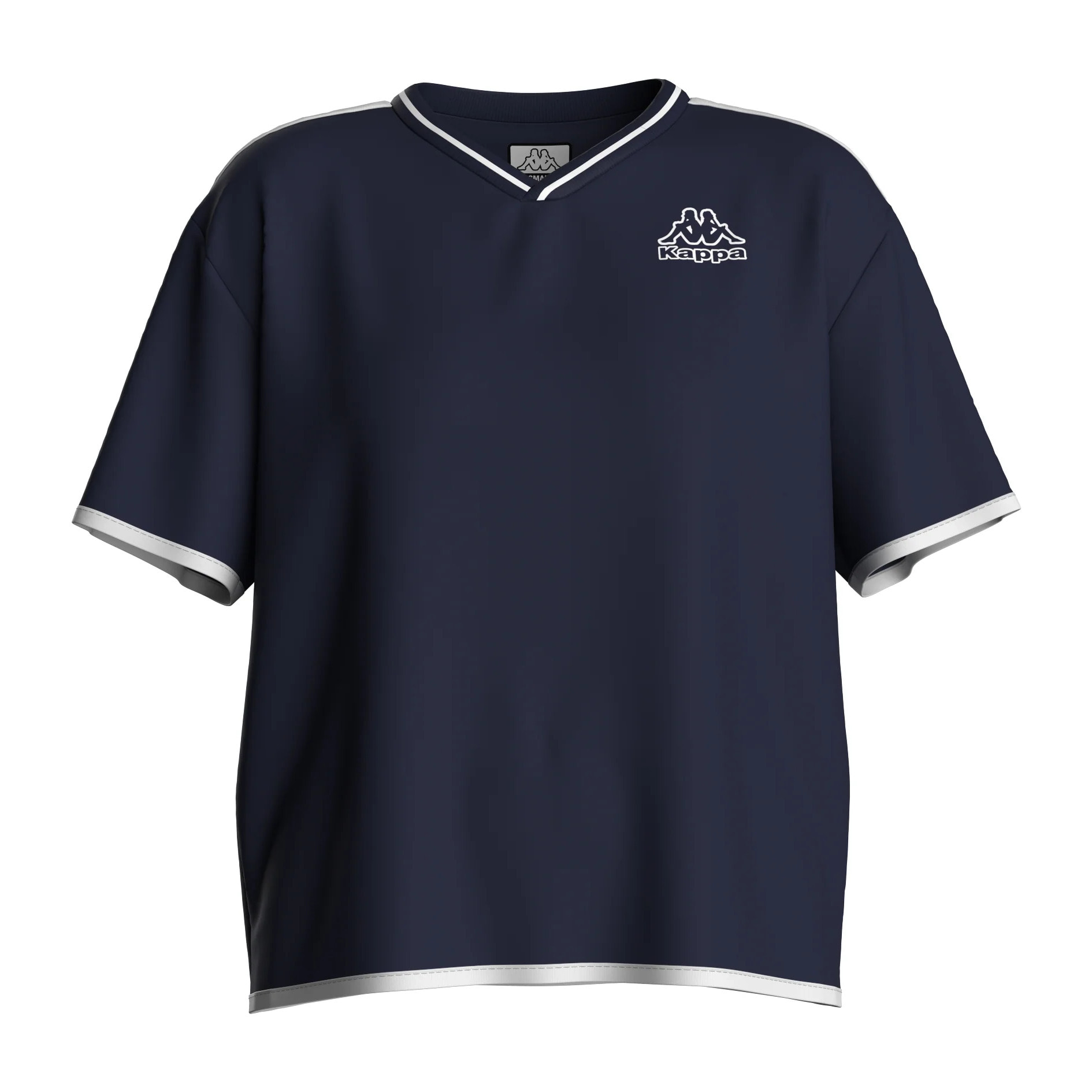 Kappa - Camisetas y tops Mujer Azul - Logo Itlarv