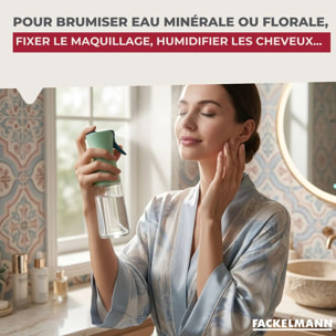 Vaporisateur rechargeable multifonctions en verre Fackelmann Océan