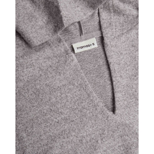 Set sudadera falda angorina gris claro