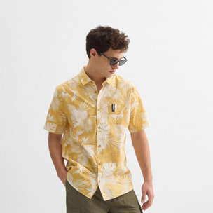 Camisa MUNICH Guayaba streetwear de algodón-spandex estampado