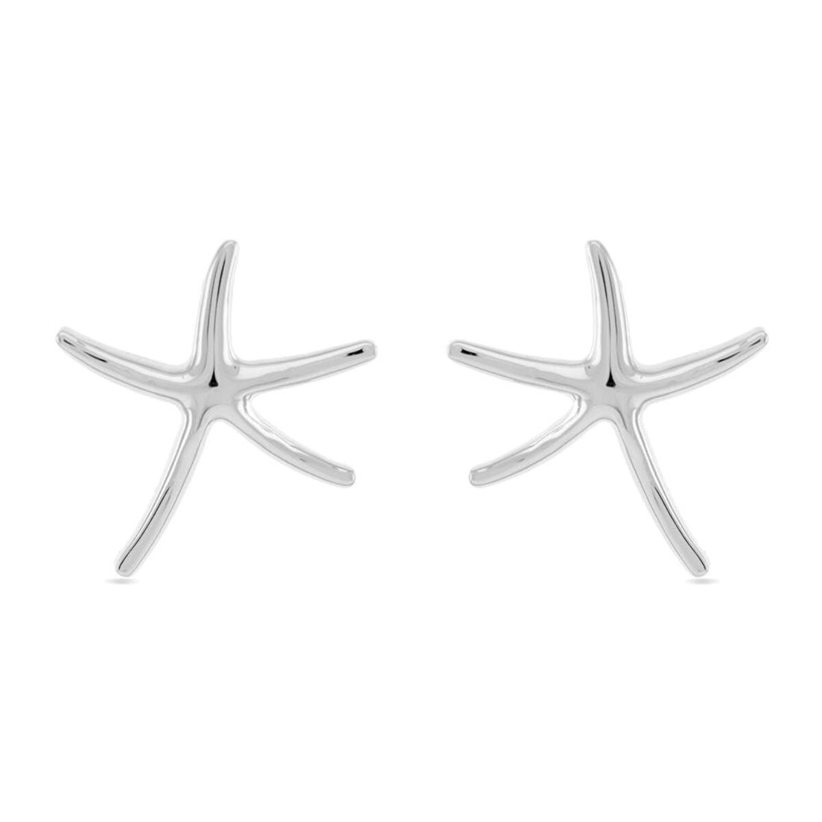 Pendientes Lux by Lux acabados en Rodio