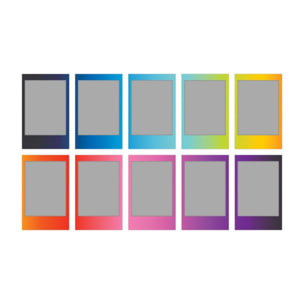 Papier photo instantané FUJIFILM Instax Mini Rainbow (x10)